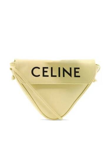 셀린느 TRIANGLE BAG IN SMOOTH CALFSKIN WITH CELINE PRINT로고 트라이앵글 백 195903DCS 11PY