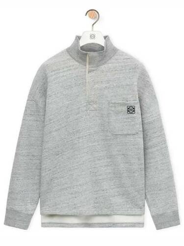로에베 High neck sweatshirt in cotton코튼 하이넥 스웨트셔츠 H526Y24X30 1440